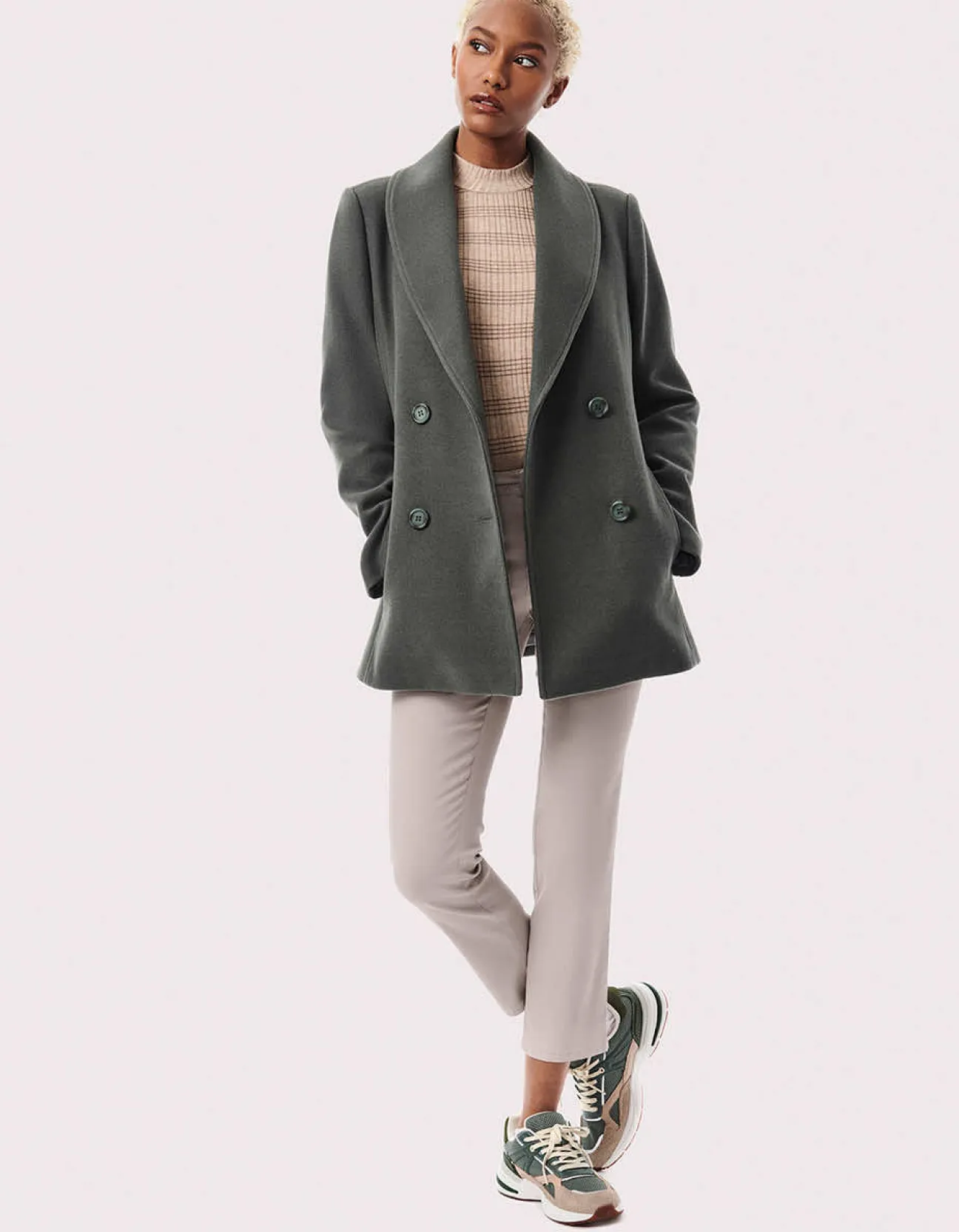 Bernardo Fashions Milan Modern Wool Blazer>Women Wool