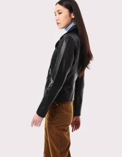Bernardo Fashions Moto City Genuine Leather Jacket>Women Leather