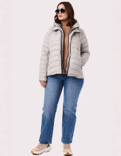 Bernardo Fashions Neo Active Double Up Hooded Puffer - Curve>Women Performance