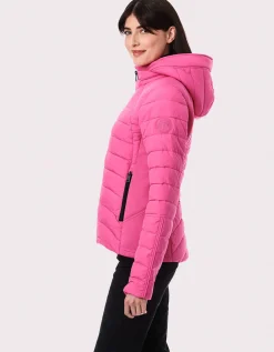 Bernardo Fashions Neo Active Double Up Hooded Puffer>Women Performance