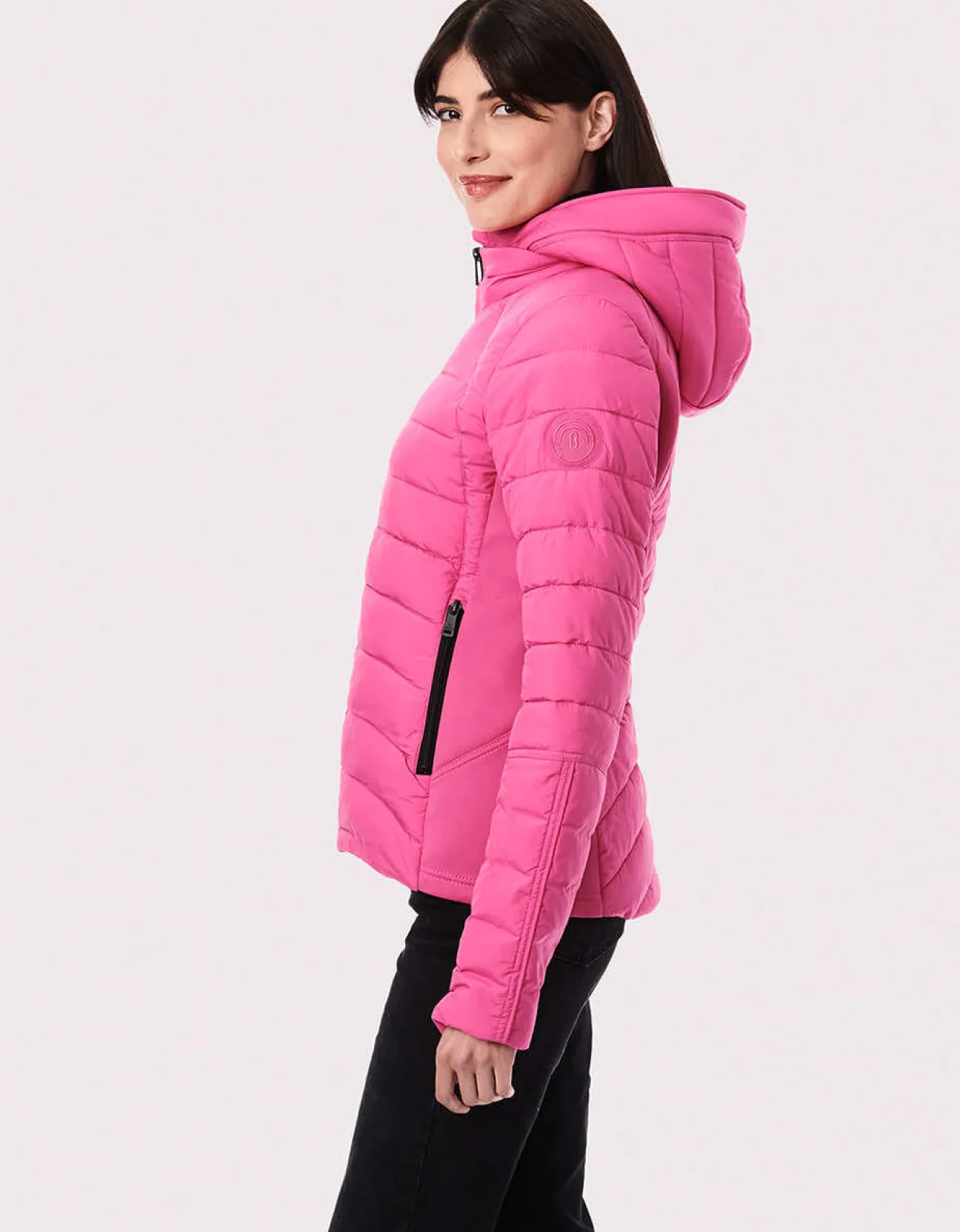 Bernardo Fashions Neo Active Double Up Hooded Puffer>Women Performance