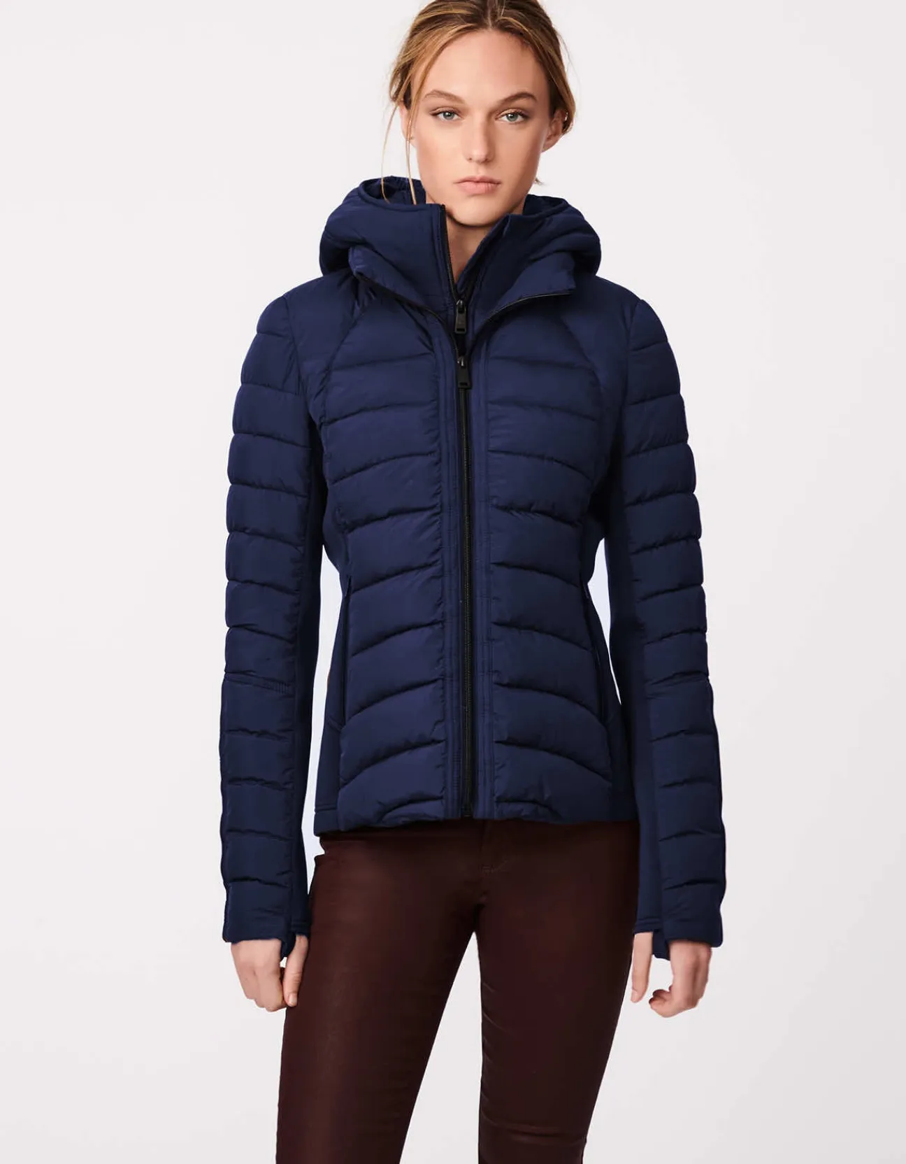 Bernardo Fashions Neo Active Double Up Hooded Puffer>Women Performance