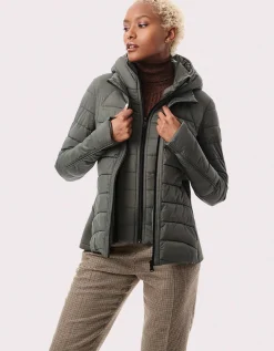 Bernardo Fashions Neo Active Double Up Hooded Puffer>Women Performance