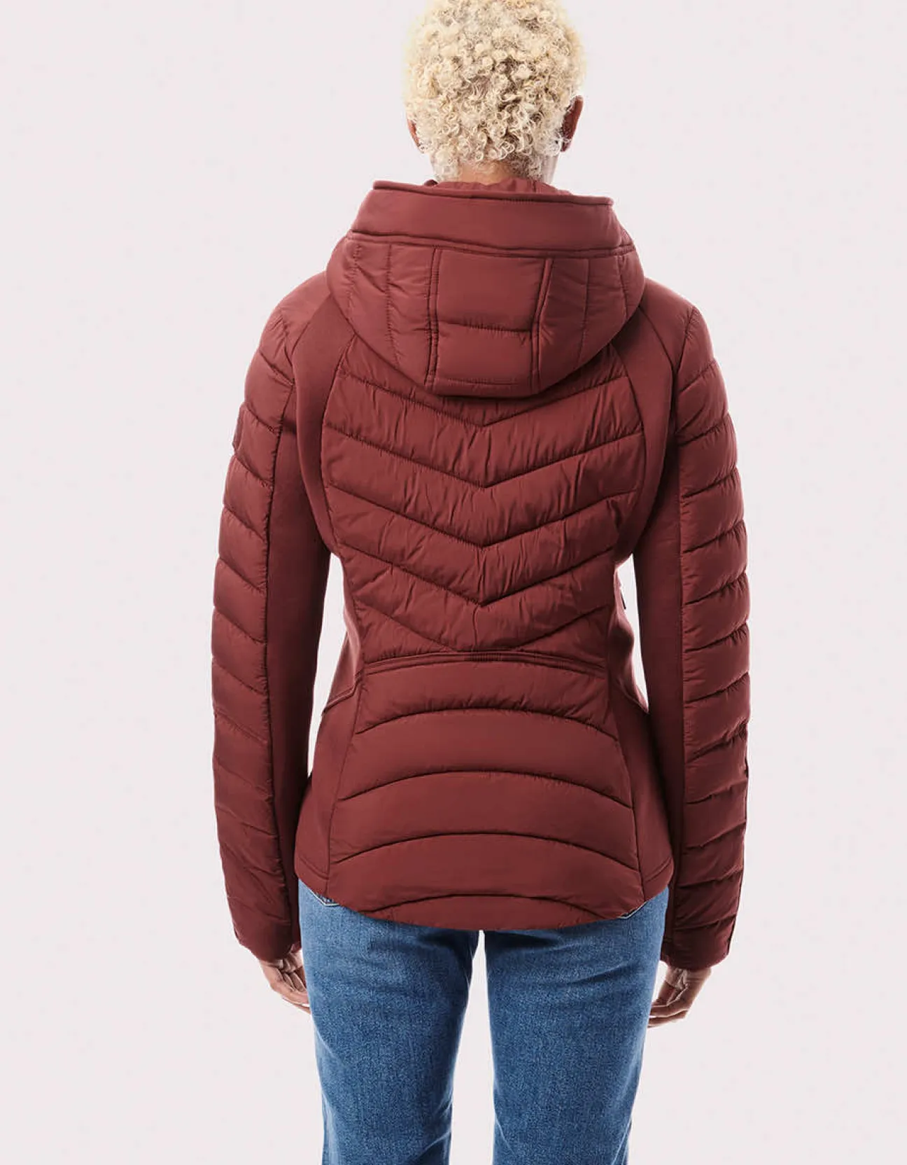 Bernardo Fashions Neo Active Double Up Hooded Puffer>Women Performance