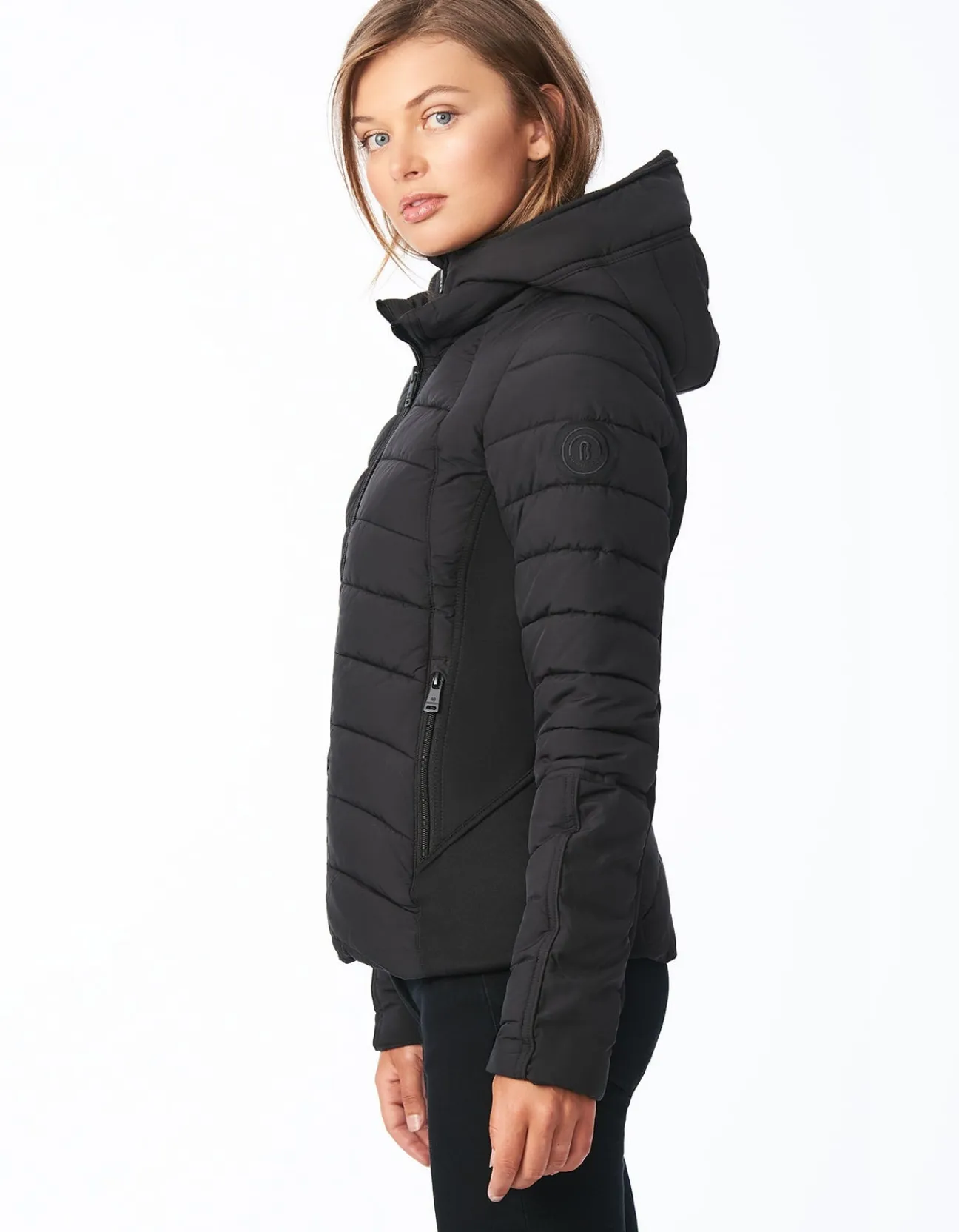 Bernardo Fashions Neo Active Double Up Hooded Puffer>Women Performance