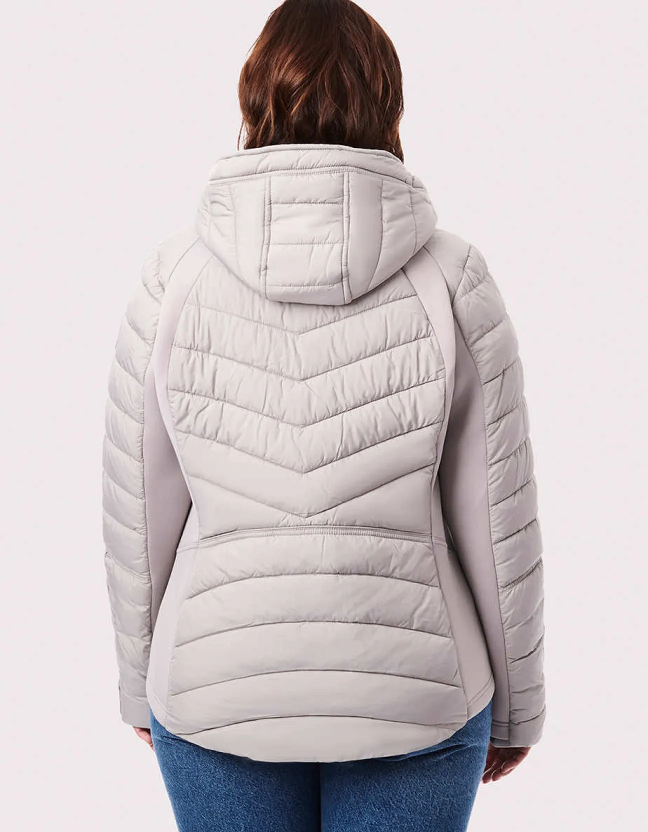 Bernardo Fashions Neo Active Double Up Hooded Puffer - Curve>Women Jackets