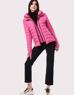 Bernardo Fashions Neo Active Double Up Hooded Puffer>Women Jackets