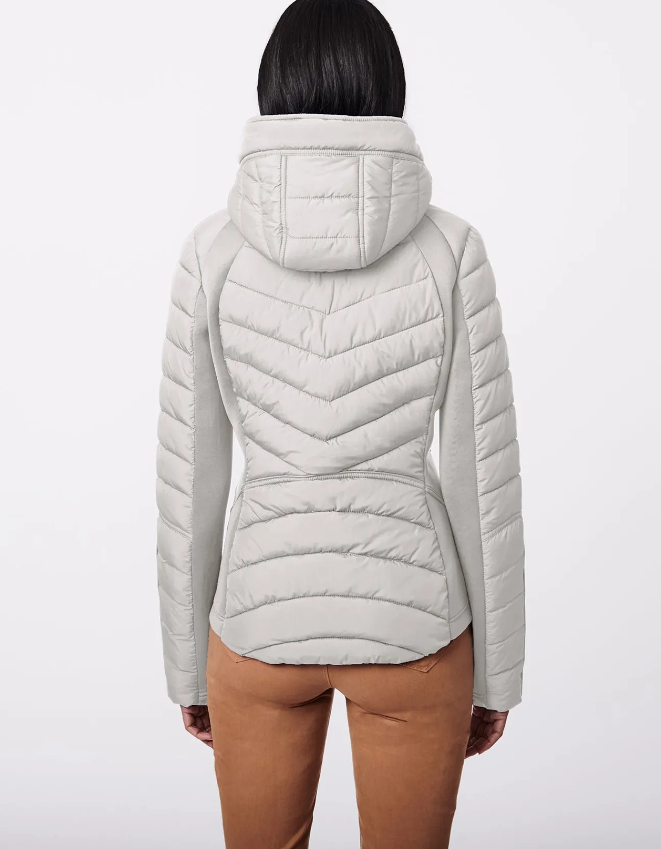 Bernardo Fashions Neo Active Double Up Hooded Puffer>Women Jackets