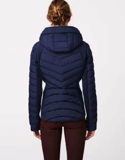 Bernardo Fashions Neo Active Double Up Hooded Puffer>Women Jackets