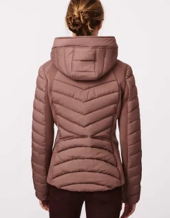 Bernardo Fashions Neo Active Double Up Hooded Puffer>Women Jackets