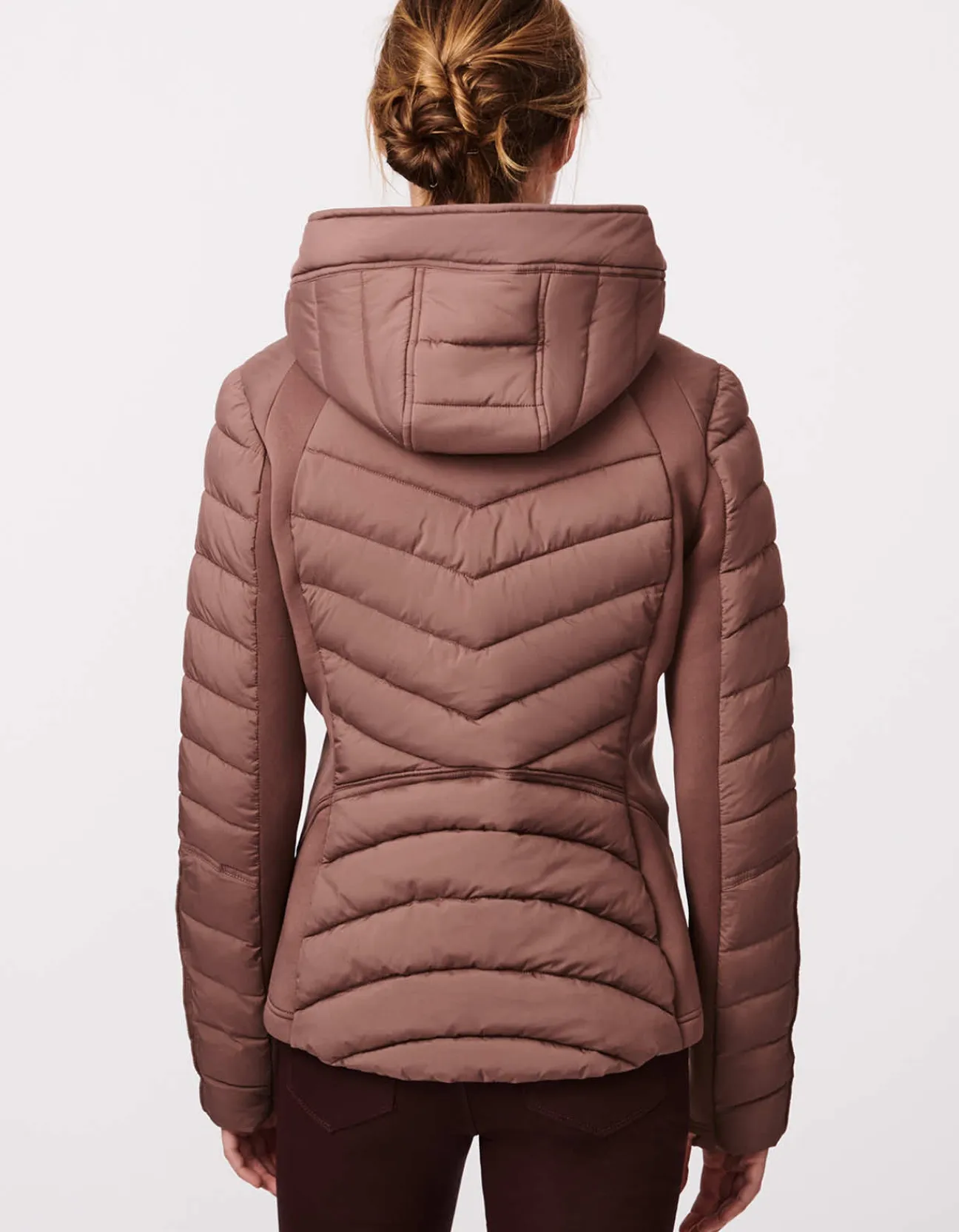 Bernardo Fashions Neo Active Double Up Hooded Puffer>Women Jackets