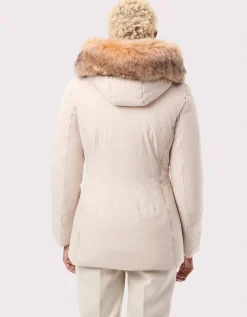 Bernardo Fashions Nordic Vegan Fur Trim Puffer Jacket>Women Jackets