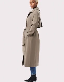 Bernardo Fashions On The Go Belted Trench Rain Coat>Women Rain Or Shine