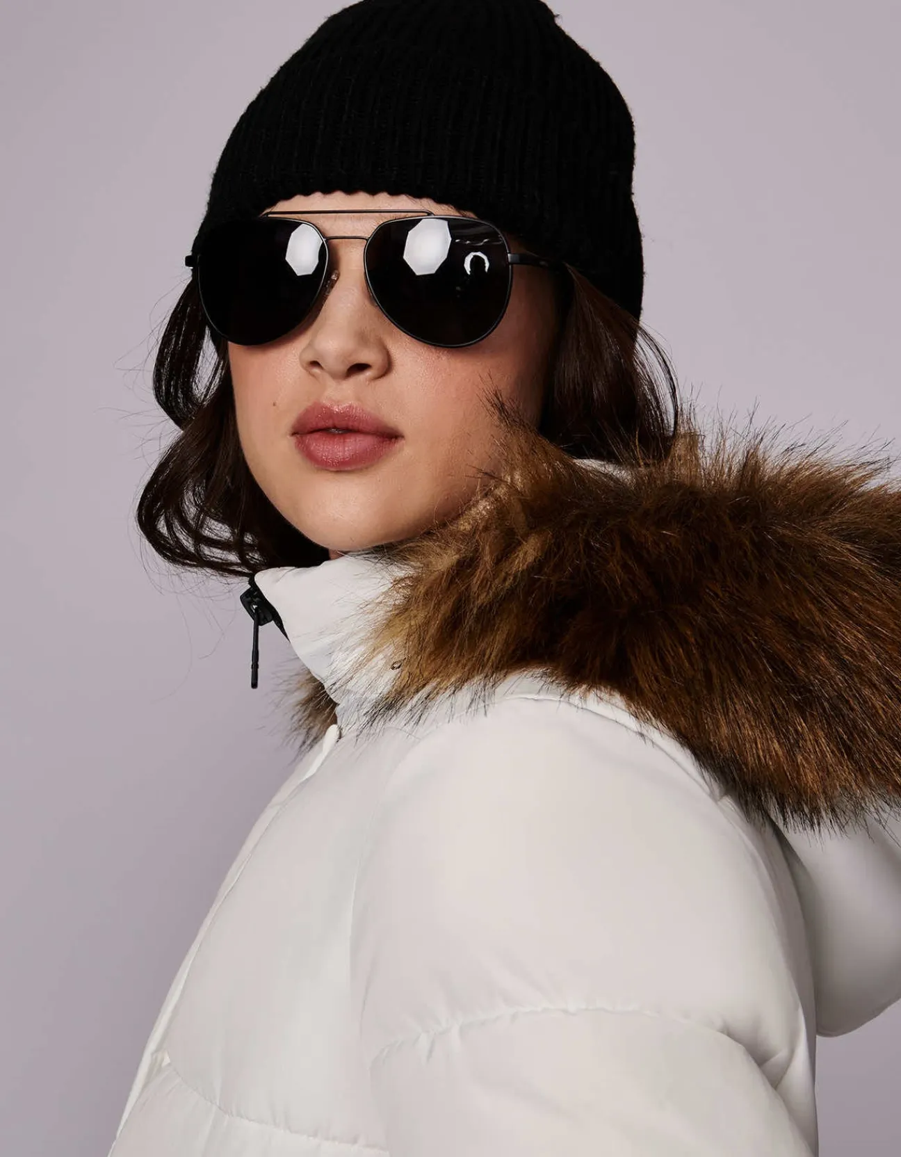 Bernardo Fashions Outdoorsy Wool Combo Puffer Coat>Women Long Coats