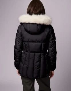 Bernardo Fashions Park City Vegan Fur Trim Puffer Jacket>Women Jackets