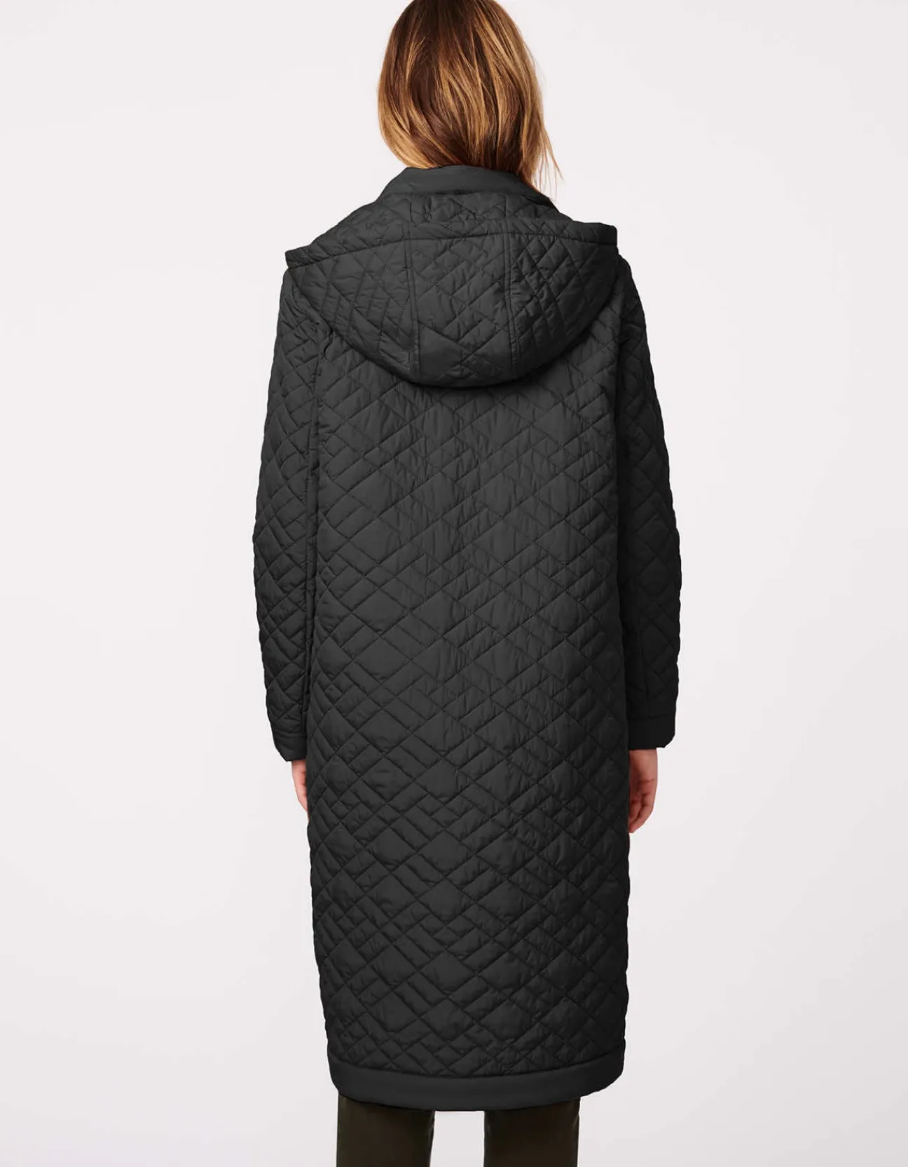 Bernardo Fashions Snappy Moves Long Quilted Puffer Coat>Women Long Coats