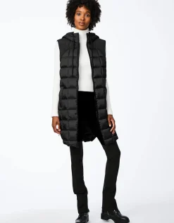Bernardo Fashions Square Hooded Puffer Vest>Women Vests