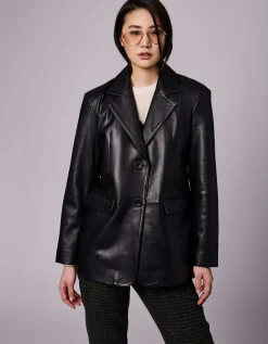 Bernardo Fashions Studio Genuine Leather Jacket>Women Leather