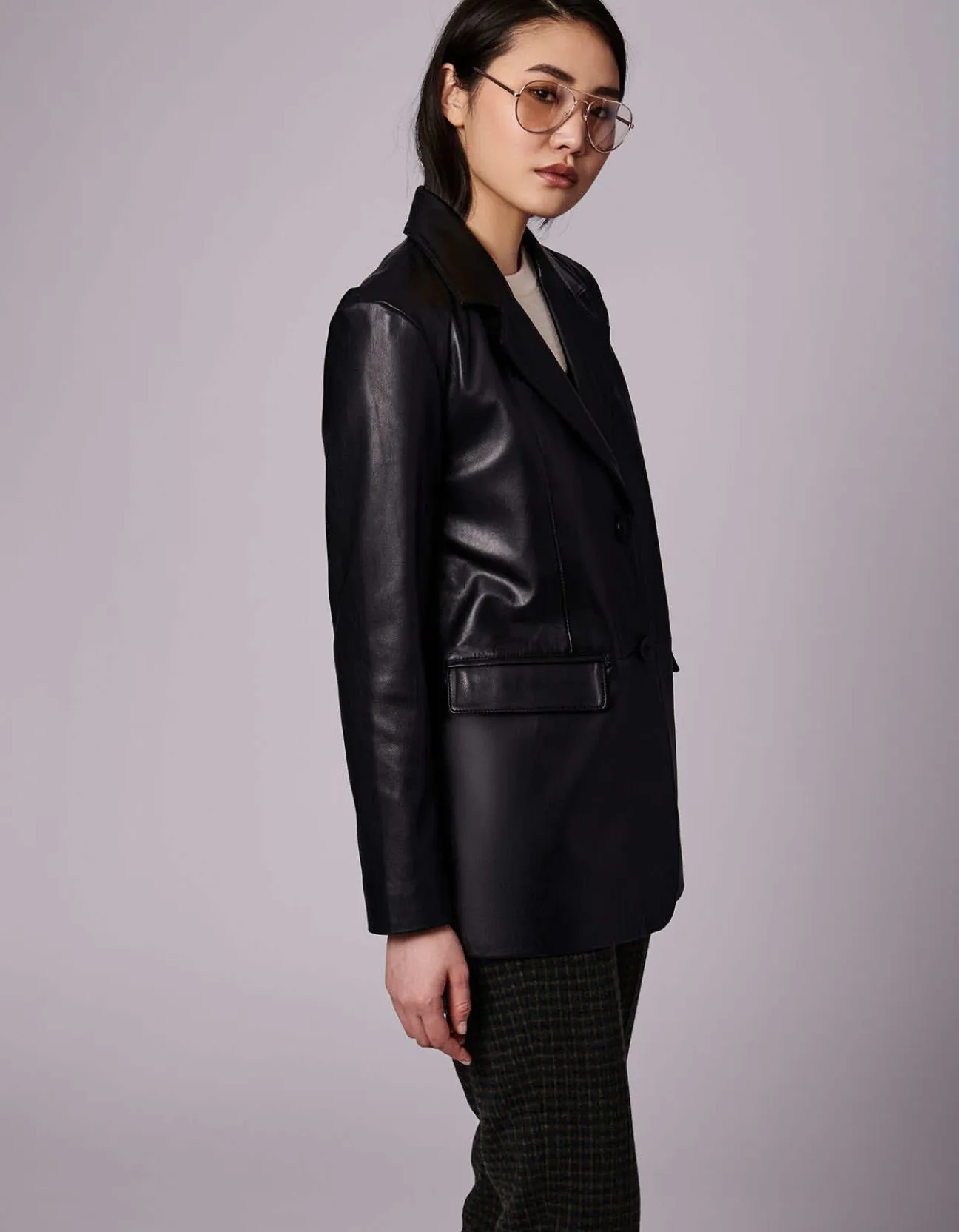 Bernardo Fashions Studio Genuine Leather Jacket>Women Leather
