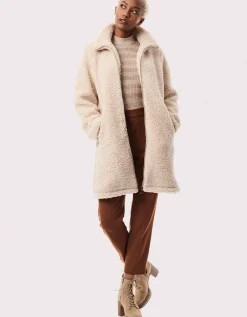 Bernardo Fashions Teddy Touch Vegan Fur Coat>Women Vegan Fur
