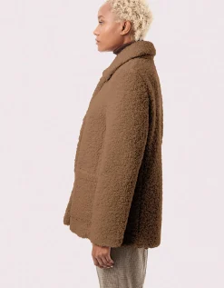 Bernardo Fashions Teddy Vegan Fur Jacket>Women Vegan Fur