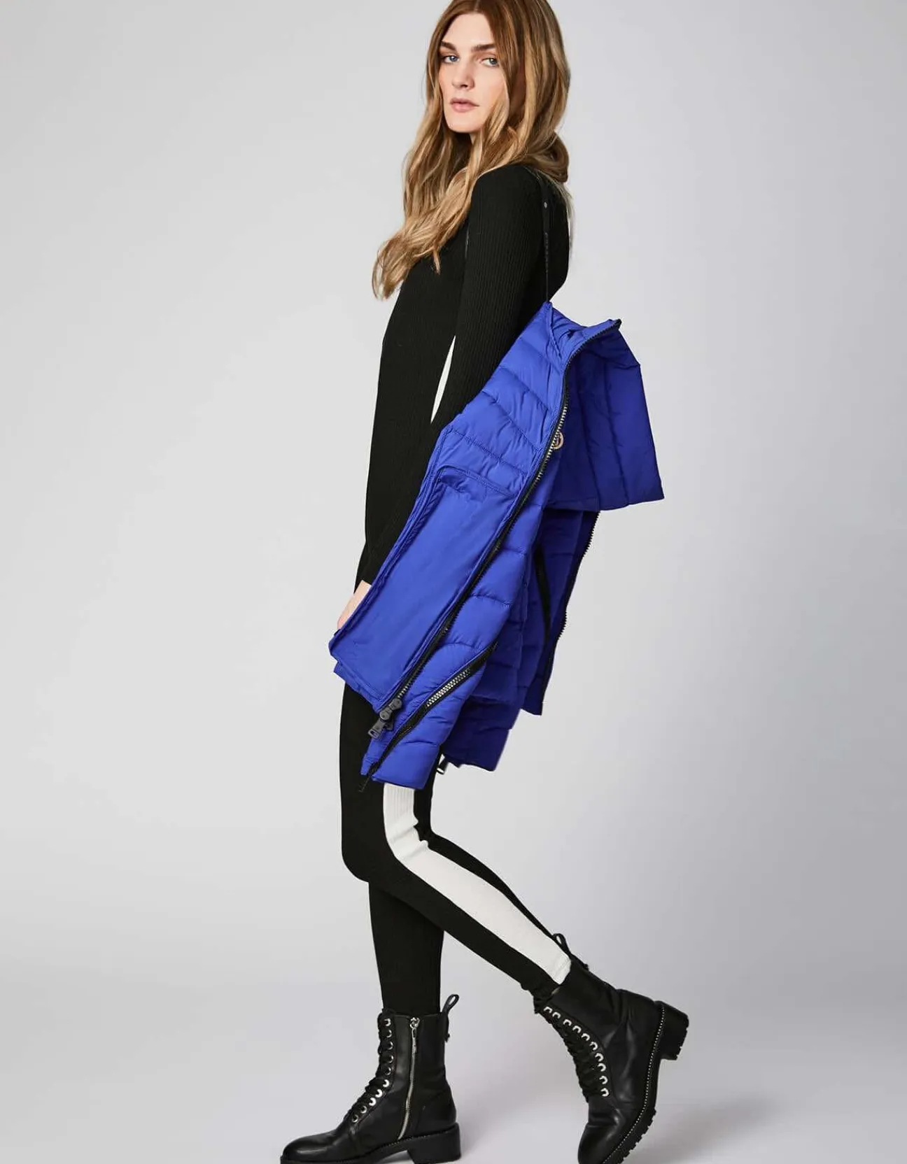 Bernardo Fashions Zip Around Funnel Puffer>Women Jackets
