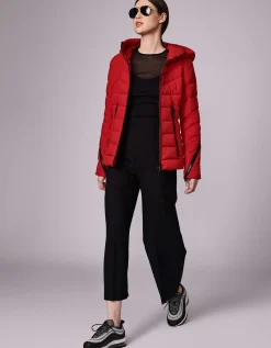 Bernardo Fashions Zip Around Funnel Puffer>Women Jackets